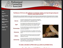 Tablet Screenshot of pca-ar.org
